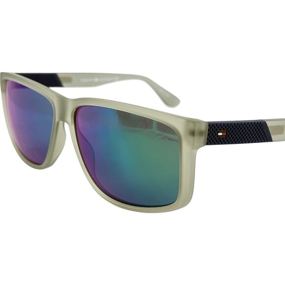 Tommy Hilfiger TH1560S Mens Plastic Sunglass 0FREZ9 Matte Gray 60-14 Mirrored - Picture 2 of 4